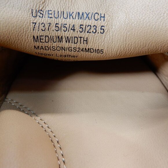 Gentle Souls Madison Driving Loafers Flats 7 Gravel Metallic Leather Comfort NEW - Picture 14 of 16